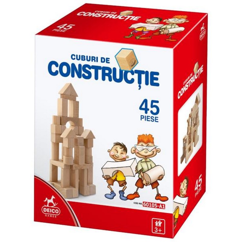 Ξύλινα Κυβάκια Cuburi Deico Games 60105-A1