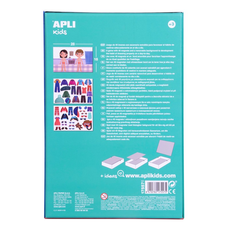 Μαγνητικό Κουτί Dress Up Apli Kids 17557 - 3