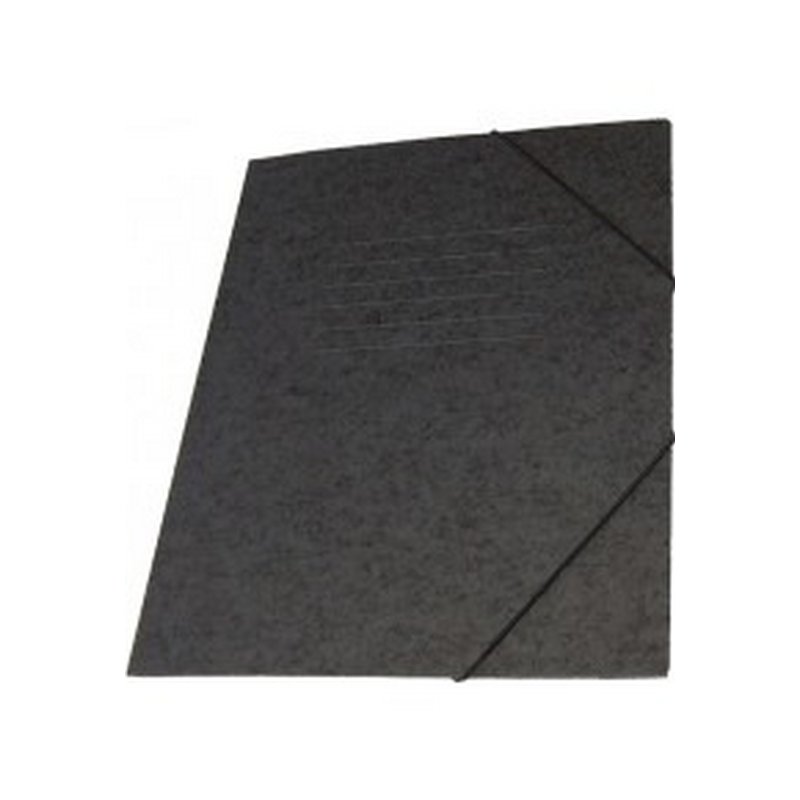 Ντοσιέ Με Λάστιχο Prespan Premium Μαύρο 12802 (25 x 35 cm)