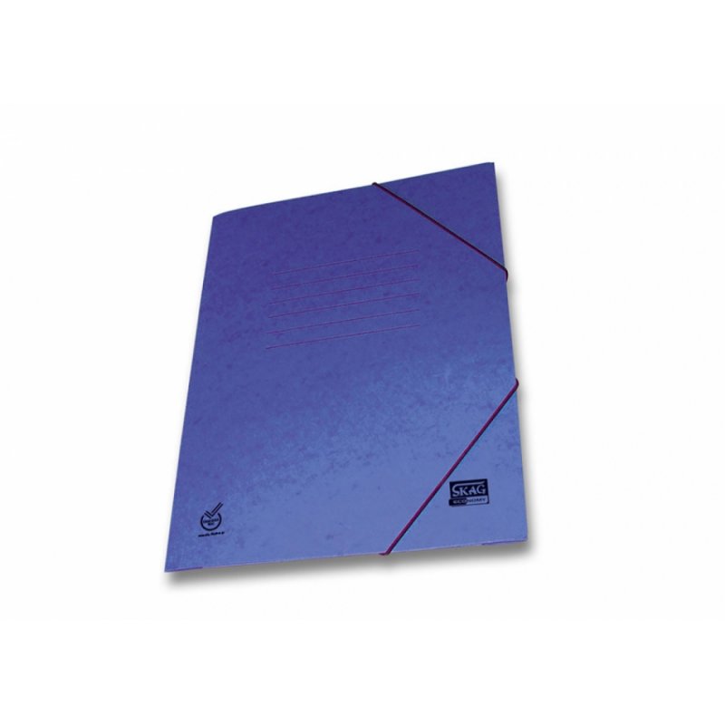 Ντοσιέ Με Λάστιχο Prespan Skag Economy Μπλε  (25x35)