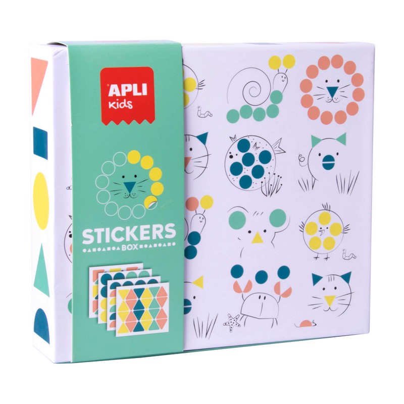 Παιχνίδι Με Αυτοκόλλητα Ζωάκια Apli Kids Stickers Box 18361 - 1