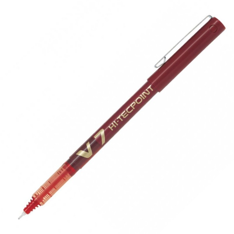Στυλό Υγρής Μελάνης Pilot V7 HI-TECHPOINT 0,7mm Red