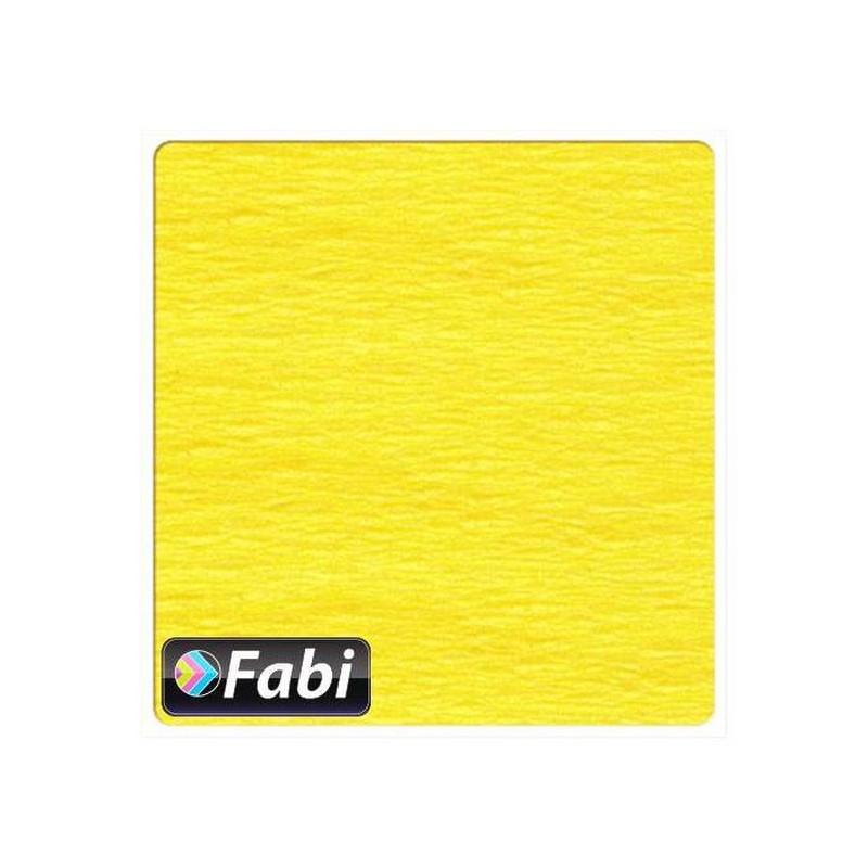Χαρτί Γκοφρέ Fabi Κίτρινο 50x200cm 908030