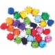 Junior Art School Pom Pom Glitter Σε Διάφορα Χρώματα 1.5cm
