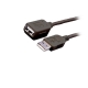 Καλώδιο USB 2.0 Extension MediaRange AM/AF 5.0M Μαύρο (MRCS108)
