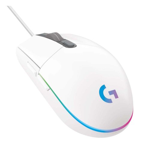 Ποντίκι Gaming Logitech G102 Lightsync Λευκό (910-005824) (LOGG102WH) - 2