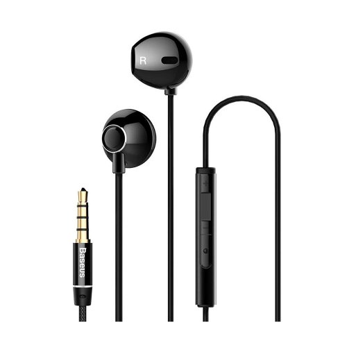 Ακουστικά Baseus Encok H06 In-ear Handsfree 3.5mm (NGH06-01) (BASNGH06-01) Μαύρα - 1