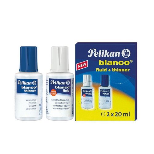 Διορθωτικό Blanco Fluid+Thinner Pelikan 2x20ml - 1