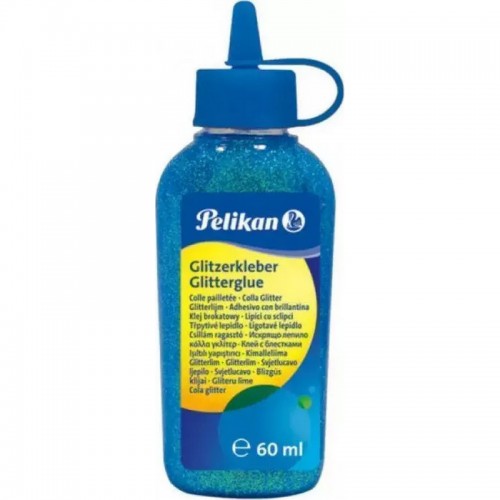 Κόλλα Pelikan Glitterglue Τυρκουάζ 300360 60ml - 1