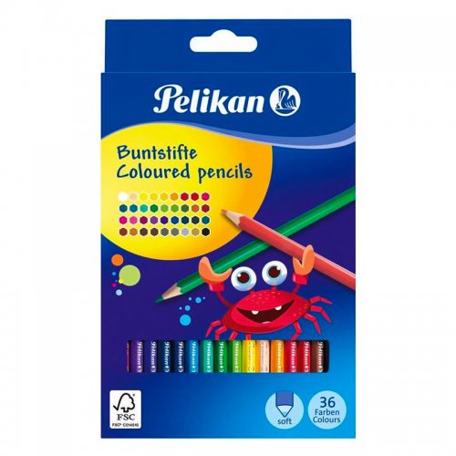 Ξυλομπογιές Pelikan 36 Χρωμάτων - 1