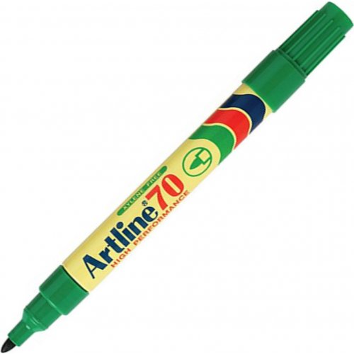 Μαρκαδόρος Ανεξίτηλος 1,5mm Artline 70 Πράσινο