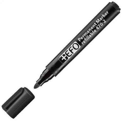 Μαρκαδόρος Ανεξίτηλος +Εfo 3mm Μαύρος