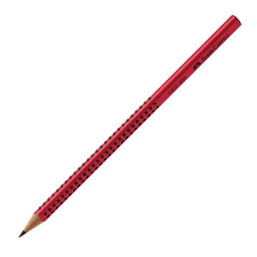 Μολύβι Faber-Castell Grip 2001 HB Κόκκινο - 1