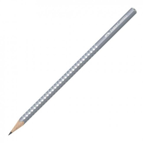Μολύβι Faber-Castell Grip Sparkle Γκρι - 1