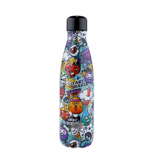 Μπουκάλι iDrink Glow In The Dark Γκράφιτι 500ml - 1