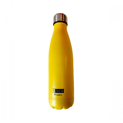 Μπουκάλι iDrink Glow In The Dark Κίτρινο 500ml - 1
