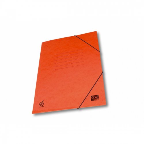 Ντοσιέ Με Λάστιχο Prespan Skag Economy Πορτοκαλί (25x35) - 1