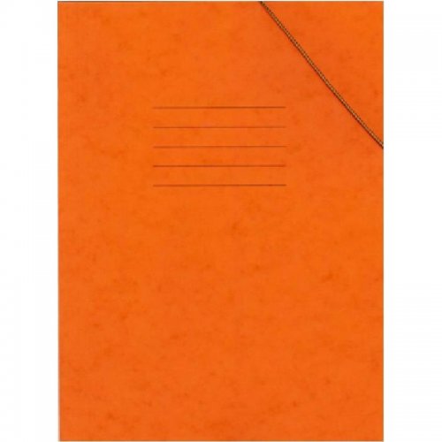 Φάκελος με Λάστιχο Prespan Premium Πορτοκαλί - 1