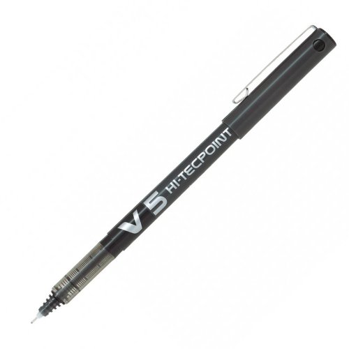 Στυλό Υγρής Μελάνης Pilot V5 HI-TECHPOINT 0.5mm Black