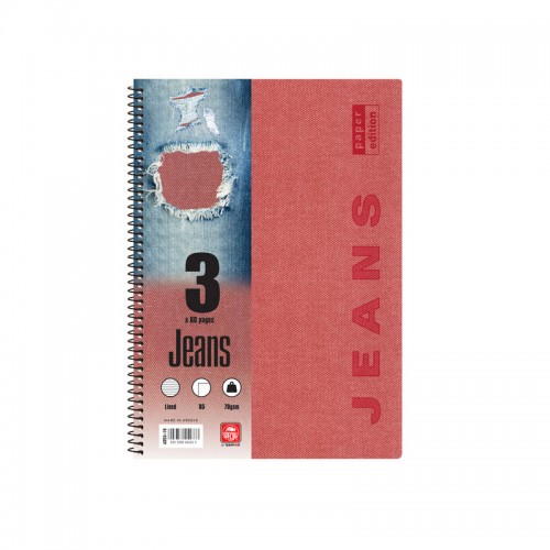 Τετράδιο Σπιράλ Jeans TypoTrust  B5 3 Θέματα - 7