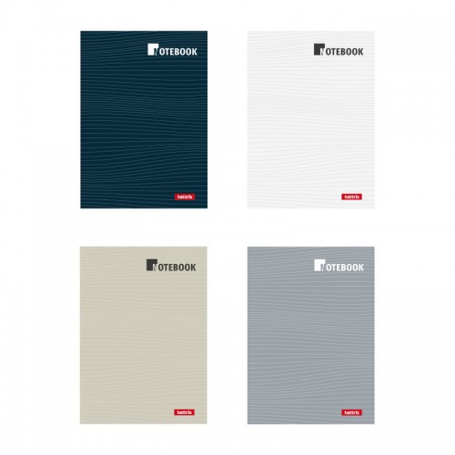 Τετράδιο Ραφτό Notebook Tettris Σε Διάφορα Χρώματα A4 2 Θέματα