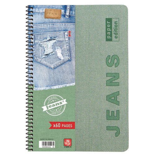Τετράδιο Σπιράλ Jeans TypoTrust  A4 2 Θέματα - 8