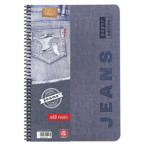 Τετράδιο Σπιράλ Denim Τυποτράστ 4 θεμάτων Β5 120φ - 9