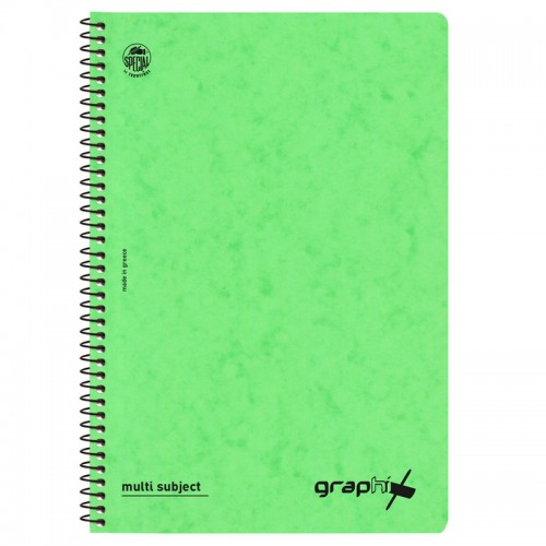 Τετράδιο Σπιράλ Graphix TypoTrust Σε Διάφορα Χρώματα B5 3 Θέματα (90Φ) - 7