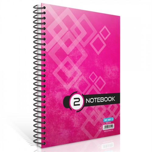 Τετράδιο Σπιράλ +Efo Notebook Σε Διάφορα Χρώματα Α4  2 Θέματα 60Φ 324112 - 4