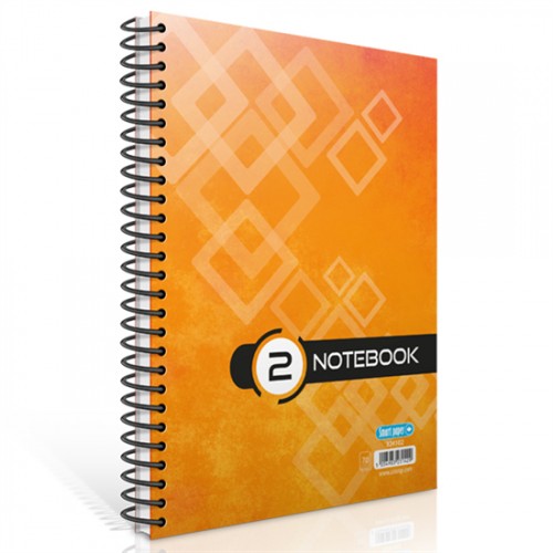 Τετράδιο Σπιράλ +Efo Notebook Σε Διάφορα Χρώματα Α4  2 Θέματα 60Φ 324112 - 2