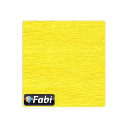 Χαρτί Γκοφρέ Fabi Κίτρινο 50x200cm 908030 - 1